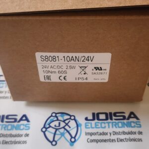 S8081-10AN24 S8081-10AN/24. ACTUADOR MODULANTE Actuadores para Persiana o Válvulas, con modelos de 2 Nm a 40 Nm. Para aplicaciones en sistemas HVAC. Apto para apertura Y COMERCIALIZADO POR JOISA ELECTRONICS SAC PROVEEDOR LIMA PERU