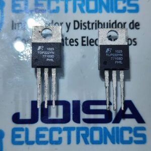 TOP222YN TRANSISTOR POWER INTEGRATIONS TOP222YN | IC: PMIC; AC/DC switcher,controlador SMPS; 90÷110kHz; TO220-3 DISTRIBUIDO POR JOISA ELECTRONICS SAC PROVEEDOR LIMA PERU