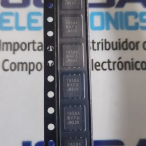 7658A El SI7658A es un circuito integrado (IC) MOSFET de canal N comúnmente disponible en encapsulados SOP-8 y QFN. Es un componente utilizado en una variedad de aplicaciones electrónicas y distribuido por JOISA ELECTRONICS SAC PROVEEDOR LIMA PERU