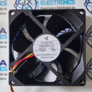 MMF-09D24TS MMF-09D24TS-RM9 90MM Ventilador DC24V 0.19A 9025 Ventilador de refrigeración inversor de 3 hilos; Modelo: MMF-09D24TS-RM9; Tamaño: 90x90x25MM, Voltaje: 24V COMERCIALIZADO POR JOISA ELECTRONICS SAC PROVEEDOR LIMA PERU
