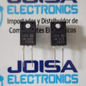 MURF820 TRANSISTOR MURF820 /D. MURF820. Información avanzada. SWITCHMODE™. Rectificador de potencia. Diseñado para su uso en fuentes de alimentación conmutadas, inversores y como diodos de rueda libre DISTRIBUIDO POR JOISA ELECTRONICS SAC PROVEEDOR LIMA PERU