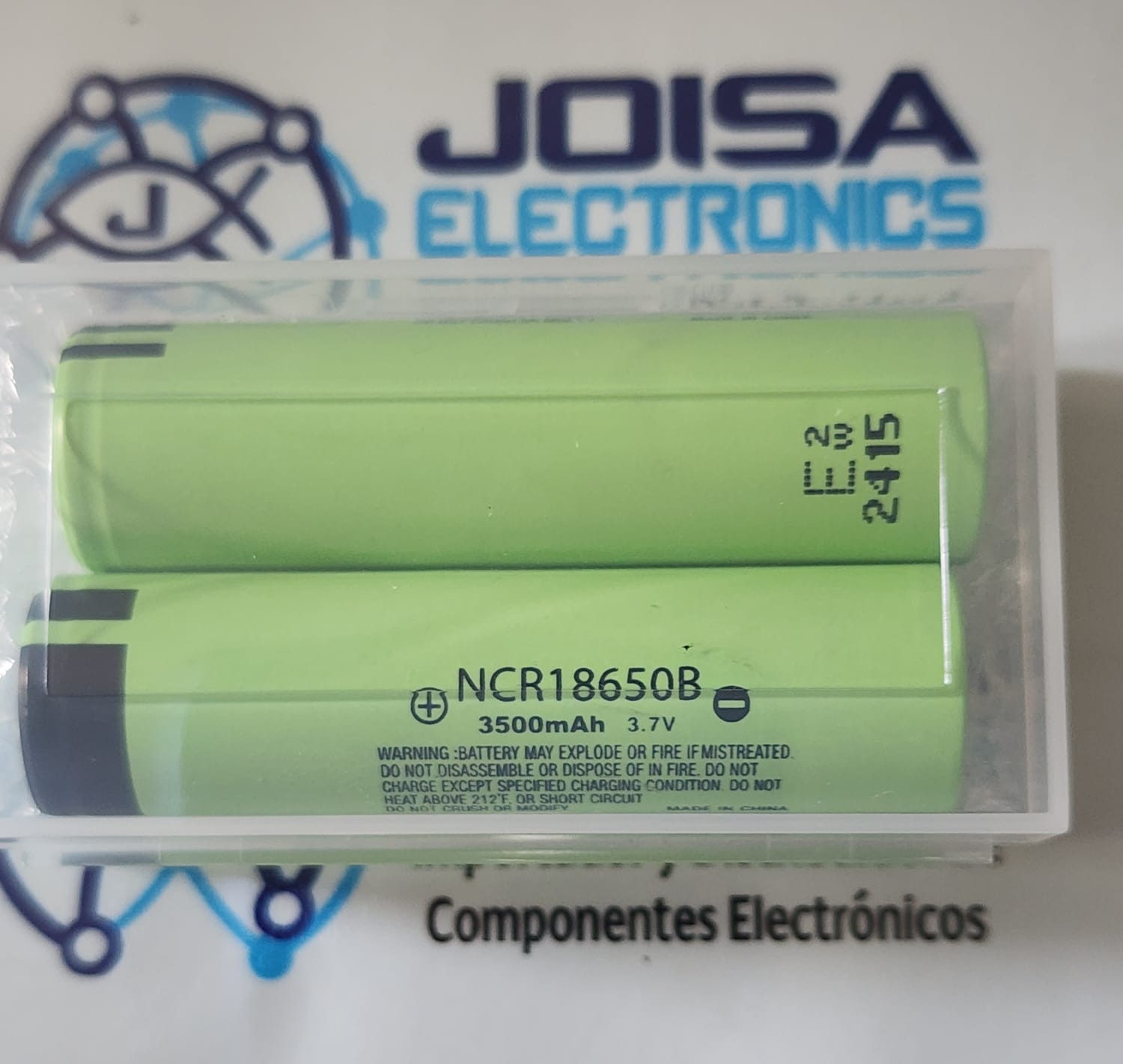 NCR18650B NCR18650B PANASONIC VERDE NCR18650B . • Alta densidad energética. • Potencia estable y prolongada, con larga duración. • Ideal para portátiles, amplificadores, dispositivos portátiles, etc. Carga: CC-CV 0,5 C (máx.) Y COMERCIALIZADO POR JOISA ELECTRONICS SAC PROVEEDOR LIMA PERU NCR18650B PANASONIC VERDE NCR18650B . • Alta densidad energética. • Potencia estable y prolongada, con larga duración. • Ideal para portátiles, amplificadores, dispositivos portátiles, etc. Carga: CC-CV 0,5 C (máx.) Y COMERCIALIZADO POR JOISA ELECTRONICS SAC PROVEEDOR LIMA PERU
