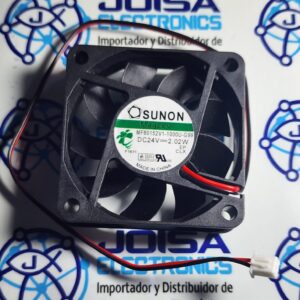 MF6015V1-1000U-G99 El número de pieza MF60151V1-1000U-G99 (la coincidencia más probable para la consulta dada los resultados de búsqueda) es unVentilador axial DC Sunon con voltaje de funcionamiento 12V y dimensiones 60x60x15mm STOCK EN JOISA ELECTRONICS SAC PROVEEDOR LIMA PERU