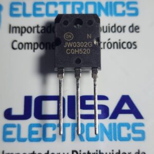 NJW0302G onsemi NJW0302G es unTransistor de potencia bipolar PNPDiseñado para etapas de salida de amplificadores de audio de alta fidelidad y otras aplicaciones lineales. Es el par complementario del transistor NPN NJW0281G Y DISTRIBUIDO POR JOISA ELECTRONICS SAC PROVEEDOR LIMA PERU