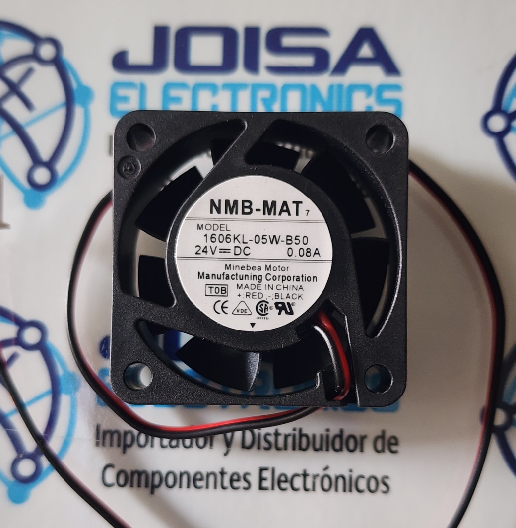 1606KL-05W-B50  VENTILADOR AXIAL 24V 0.08A 40X40X15MM 2H