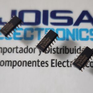 74HC123D El 74HC123D es un circuito integrado de la familia lógica CMOS de alta velocidad que funciona como un multivibrador monoestable dual redisparable. Contiene dos circuitos independientes en un solo encapsulado, capaces de generar pulsos de salida de una duración específica cuando reciben una señal de entrada Y COMERCIALIZADA POR JOISA ELECTRONICS SAC LIMA PERU