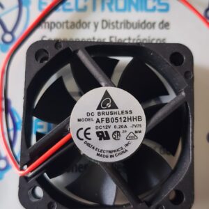 AFB0512HHB ventilador de flexión Delta Electronics con código AFB0512HHB . Es una máquina de alta velocidad utilizada para la refrigeración de servidores u otras máquinas manuales sencillas Y COMERCIALIZADO POR JOISA ELECTRONICS SAC PROVEEDOR LIMA PERU