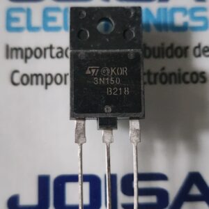 3N150 STFW3N150 es un transistor MOSFET de canal NEstá diseñado para soportar voltajes ultra altos y es un producto de STMicroelectronics. Este es el "gemelo" del mencionado STW3N150 , pero con una diferencia importante: contiene TO-3PF encapsulado , que está completamente aislado de la piel Y SE COMERCIALIZA POR JOISA ELECTRONICS SAC PROVEEDOR LIMA PERU