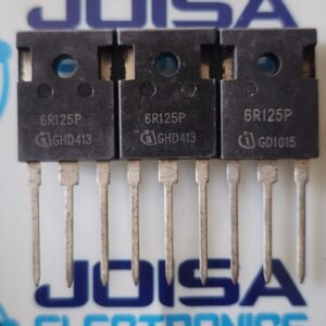 6R125P El 6R125P es unEl MOSFET de potencia de canal N es un componente electrónico fabricado principalmente por Infineon Technologies.Este transistor pertenece a la familia CoolMOSTM CP y está diseñado para manejar una amplia gama de voltajes y corrientes Y SON COMERCIALIZADOS POR JOISA ELECTRONICS SAC PROVEEDOR LIMA PERU