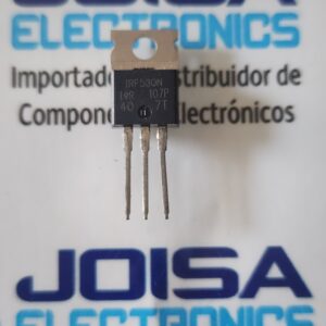 IRF530N El IRF530N es un transistor MOSFET de potencia de canal N, diseñado para conmutación rápida y eficiente de cargas, con una capacidad de \(100\text{V}\) y entre \(14\text{A}\) y \(17\text{A}\). Es ideal para aplicaciones de conmutación de alta velocidad, reguladores, convertidores y control de motores, encapsulado comúnmente en TO-220AB Y SE COMERCIALIZA EN JOISA ELECTRONICS SAC PROVEEDOR LIMA PERU