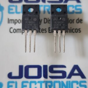 IRF840FI El IRF840FI es un transistor MOSFET de potencia de canal N diseñado principalmente para aplicaciones de conmutación de alta velocidad y alta tensión.La principal diferencia entre el modelo estándar (IRF840) y la variante FI (Full Isolation) es su encapsulado; el IRF840FI utiliza un paquete ISOWATT220 totalmente aislado, lo que permite montarlo directamente en un disipador de calor sin necesidad de aislantes externos (como láminas de mica) COMERCIALIZADO POR JOISA ELECTRONICS SAC PROVEEDOR LIMA PERU