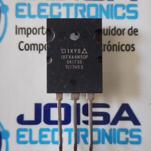IXFK44N50P El IXFK44N50P es unMOSFET de potencia Polar™ HiPerFET™ de canal N de alto rendimiento fabricado por IXYS(ahora parte de Littelfuse) . Está diseñado para aplicaciones de alta potencia, como convertidores CC-CC, accionamientos de motores y sistemas de alimentación ininterrumpida (UPS) Y SE COMERCIALIZA EN JOISA ELECTRONICS SAC PROVEEDOR LIMA PERU