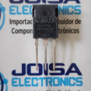 IXFX64N50P El IXFX64N50P es unMOSFET de potencia Polar™ HiPerFET™ de modo de enriquecimiento de canal N de alta potencia fabricado por IXYS.(ahora parte de Littelfuse ). Está diseñado específicamente para aplicaciones de conmutación de alta velocidad y alta potencia, como convertidores CC-CC, cargadores de baterías y control de motores Y COMERCIALIZADO POR JOISA ELECTRONICS SAC PROVEEDOR LIMA PERU