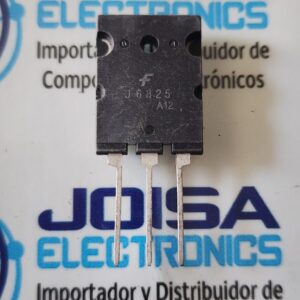 J6825 Transistor de potencia : El uso más común de "J6825" (a menudo etiquetado como 2SJ6825 ) se refiere a un MOSFET de silicio de canal P o un semiconductor discreto fabricado por empresas como Fairchild y NXP Semiconductors . Normalmente se encuentra en un encapsulado TO-3PL Y COMERCIALIZADO POR JOISA ELECTRONICS SAC PROVEEDOR LIMA PERU