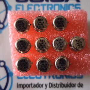 JAN2N3440 El JAN2N3440 es untransistor bipolar de unión NPN de silicio de alto voltajeEl transistor bipolar (BJT) está homologado para aplicaciones militares y de alta fiabilidad según la norma MIL-PRF-19500/368 . Está diseñado principalmente para conmutación y amplificación de alta tensión y baja corriente, como en inversores alimentados por la red eléctrica y reguladores en serie Y ES COMERCIALIZADO POR JOISA ELECTRONICS SAC PROVEEDOR LIMA PERU