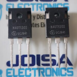 K40T1202 El K40T1202 es la marca de marcado para el transistor de potencia IKW40N120T2, un IGBT (Transistor Bipolar de Puerta Aislada) de alto rendimiento fabricado por Infineon Technologies Y SE COMERCIALIZA POR JOISA ELECTRONICS SAC