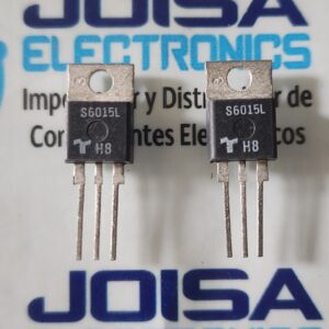 S6015L S6015L Es un tiristor (SCR) , también fabricado por la marca Teccor (ahora Littelfuse ).. . . . Esto es muy similar al S6020L , pero solo puede manejar una corriente menor Y SE COMERCIALIZA EN JOISA ELECTRONICS SAC PROVEEDOR LIMA PERU