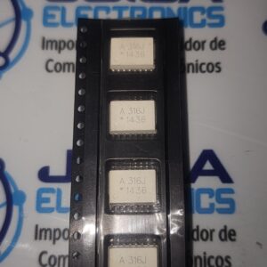 El A316J (o HCPL-316J )es un controlador de puerta inteligente con optoacoplador de Broadcom/Avago (anteriormente Agilent/HP), encapsulado en SO-16 de Sgemx Ubuy de próxima aparición. . . . Este circuito integrado es valioso para los variadores de motor RS Online , los inversores industriales y el control de potencia de aislamiento Y SE COMERCIALIZA EN JOISA ELECTRONICS SAC PROVEEDOR LIMA PERU