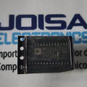 AD7244 AD7244 Es un convertidor dual de 14 bits fabricado por Analog Devices, un producto que convierte señales digitales en señales analógicas (convertidor digital-analógico (DAC)).. . . . Este chip está diseñado para una salida de voltaje rápida y una conexión de interfaz serial Y SE COMERCIALIZA EN JOISA ELECTRONICS SAC PROVEEDOR LIMA PERU