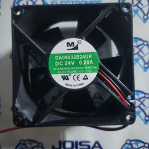 El DA08032B24UR es un modelo de ventilador axial de alta eficiencia, utilizado principalmente para el enfriamiento de inversores de frecuencia (inverters), fuentes de poder y gabinetes industriales y se cmercializa en joisa electronics sac proveedor lima peru