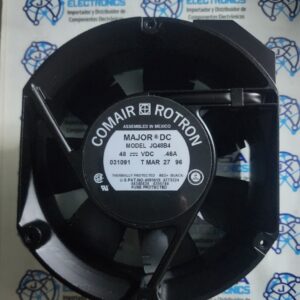 JQ48B4 hace referencia principalmente a un componente industrial eléctrico de alta calidad o puede estar vinculado a un vuelo internacional El ventilador industrial Comair Rotron (JQ48B4) funciona con un voltaje nominal de 48 VDC (corriente continua). Y SE COMERCIALIZA EN JOISA ELECTRONICS SAC PROVEEDOR LIMA PERU