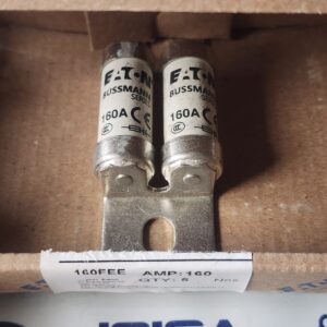 160FEE 160FEE 160FEE es unofusible industrial de alta velocidad(Fusible de alta velocidad) Fabricado por Eaton Bussmann , especialmente para la protección de semiconductores y circuitos y se comercializa en JOISA ELECTRONICS SAC PROVEEDOR LIMA PERU