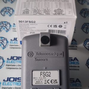 9013FSG-2 El 9013FSG-2 (comúnmente conocido como Square D Pumptrol por Telemecanique Sensors / Schneider Electric) es un presostato electromecánico diseñado para controlar bombas de agua eléctricas (bombas de chorro, sumergibles o recíprocas) mediante la regulación de los umbrales de presión Y SE COMERCIALIZA EN JOISA ELECTRONICS SAC PROVEEDOR LIMA PERU