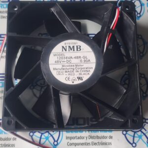 12038VA-48R-GL 12038VA-48R-GL Está respaldado por el ventilador de refrigeración axial de alto rendimiento del producto NMB Technologies (MinebeaMitsumi) (opción de refrigeración/enfriamiento).. . . . Esto se utiliza principalmente en servidores, inversores y máquinas industriales. y se distriuye en JOISA ELECTRONICS SAC PROVEEDOR LIMA PERU