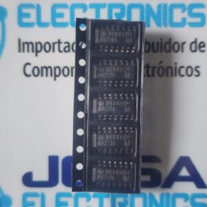 El 74HCT139 es un circuito integrado digital de alta velocidad que contiene dos decodificadores/demultiplexores independientes de 2 a 4 líneas. Utiliza tecnología CMOS pero es compatible con niveles lógicos TTL, sirviendo como un reemplazo directo y de menor consumo para el clásico chip 74LS139.Especificaciones Técnicas PrincipalesVoltaje de operación: 4.5 V a 5.5 V (óptimo para sistemas de 5V).Tipo de salidas: Invertidas (Activas en BAJO / LOW).Consumo de corriente: Extremadamente bajo (máximo 80 µA en reposo).Encapsulado común: DIP de 16 pines o SOIC/TSSOP de montaje superficial. y se comercializa en JOISA ELECTRONICS SAC PROVEEDOR LIMA PERU