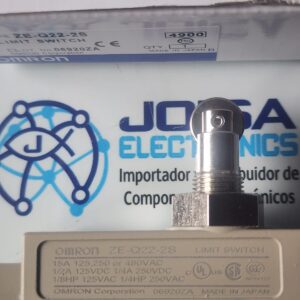 ZE-Q22-2S El ZE-Q22-2S de la marca Omron Automation and Safety es un interruptor de límite cerrado (limit switch) de alta durabilidad diseñado para aplicaciones industriales de control mecánico. El número 
