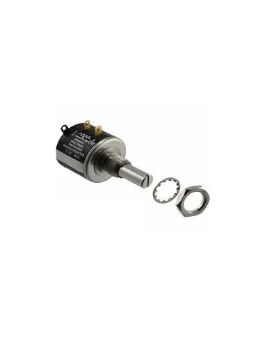 El 534-1-1-502 de VISHAY Spectrol es un potenciómetro rotatorio de precisión multivuelta (10 vueltas) de alta confiabilidad, diseñado principalmente para sistemas de control industrial. Su bobinado interno de alambre (wirewound) y su larga vida útil de hasta un millón de ciclos lo hacen ideal para aplicaciones que exigen máxima exactitud, como equipos médicos, máquinas de soldar y sistemas de posicionamiento 5K 2W y se comercializa en JOISA ELECTRONICS SAC PROVEEDOR LIMA PERU
