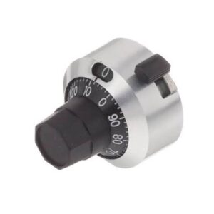 El código H-22-6A se refiere principalmente a un dial contador de vueltas de precisión de la marca Bourns, diseñado para usarse con potenciómetros rotativos mecánicos u otros dispositivos de eje giratorio. [1] (https://bourns.com/products/trimpot-trimming-potentiometers/details/turns-counting-dials/h-22), [2] (https://es.farnell.com/bourns/h-22-6a/turns-counting-dial-15ps/dp/1456195?srsltid=AfmBOopzkRhtPskCPwgZaP86np1Fde15NLCc86UACMqDrvHo56LPcfvQ)Características técnicas clave:Tipo de componente: Perilla o dial de precisión con escala concéntrica para conteo de vueltas.Número de vueltas: Soporta lecturas exactas desde 0 hasta 15 vueltas mecánicas.Diámetro del eje: Diseñado para encajar en un eje metálico estándar de 1/4 de pulgada (6.35 mm).Dimensiones físicas: Tiene un diámetro externo de 22.2 mm (ocupa un espacio mínimo en los paneles de control) y se distribuye en JOISA ELECTRONICS SAC PROVEEDOR LIMA PERU