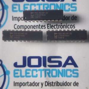 PEEL18CV8P-25 El PEEL18CV8P-25 es un circuito integrado de Lógica Programable Simple (SPLD) de tecnología CMOS, desarrollado originalmente por ICT (International CMOS Technology) y fabricado posteriormente por marcas como Anachip y Diodes Incorporated. Está diseñado como un reemplazo directo y reprogramable eléctricamente (EEPROM) para los antiguos dispositivos PLD tipo PAL y GAL de 20 pines. y se comercializa en JOISA ELECTRONICS SAC PROVEEDOR LIMA PERU