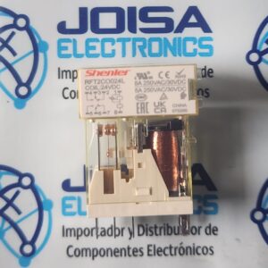 RJ2S-CL-D24 El RJ2S-CL-D24 es un relé electromecánico miniatura de potencia (tipo Slim) fabricado por la marca IDEC Corporation. Este componente está diseñado para montaje en zócalo (enchufable) y se utiliza ampliamente en paneles de control industrial, automatización y maquinaria. y se distribuye por JOISA ELECTRONICS SAC PROVEEDOR LIMA PERU