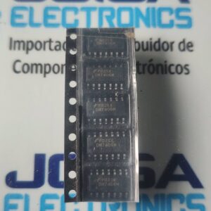 DM7406M El DM7406M es un circuito integrado de la familia lógica TTL que contiene seis inversores independientes (Hex Inverter) con salidas de colector abierto de alta tensión. Este componente ha sido fabricado históricamente por marcas como Fairchild Semiconductor y National Semiconductor (ahora parte de Texas Instruments), y actualmente está catalogado como descatalogado / obsoleto (Obsolete) por fabricantes como onsemi. y se comercializa en JOISA ELECTRONICS SAC PROVEEDOR LIMA