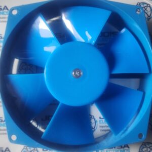 G21070HA2BL es unventilador axial de refrigeración industrial. . . . Esto se utiliza principalmente en máquinas de soldar , inversores y otros tipos de equipos industriales para protegerlos contra el sobrecalentamiento Voltaje 220V - 240V AC (Corriente Alterna) Potencia 65W Corriente 0,30 A Dimensiones 210 x 210 x 70 mm (21 cm de alto) y se comercializa en JOISA ELECTRONICS SAC PROVEEDOR LIMA PERU
