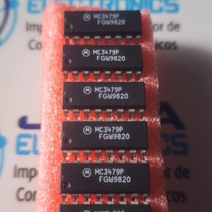 MC3479P El MC3479P es un circuito integrado diseñado específicamente para actuar como controlador (driver) de motores paso a paso bipolares de dos fases. Fabricado originalmente por Motorola (ahora bajo la firma de onsemi), es un componente muy popular en proyectos de robótica y automatización debido a su simplicidad, ya que integra la lógica de decodificación y las etapas de potencia en un solo chip. y se comercializa en JOISA ELECTRONICS SAC PROVEEDOR LIMA PERU