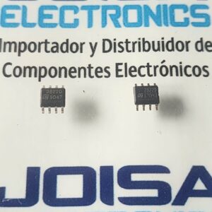 TDA2822D El TDA2822D es un circuito integrado (IC) monolítico que funciona como amplificador de potencia de audio dual de bajo voltaje. Viene montado en un empaque de montaje superficial SO-8 de 8 pines y está diseñado para dispositivos portátiles como radios, reproductores de CD, audífonos y parlantes multimedia para computadora. y se comercializa en JOISA ELECTRONICS SAC PROVEEDOR LIMA PERU