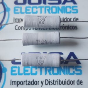 El WHS7-100RJT07 es unResistencia bobinada de 100 ohmios para altas sobretensionesfabricado porTT Electronics/WelwynSe trata de un componente de montaje pasante con terminales axiales, diseñado para su aplicación en circuitos críticos para la seguridad, que soportan sobretensiones o pulsos abricante TT Electronics / Welwyn Serie Serie WHS (Alta protección contra sobretensiones con cable bobinado) Resistencia 100 ohmios (100R) Potencia nominal 7 vatios a 25 °C Tolerancia ± 5% (J) y se distribuye en JOISA ELECTRONICS SAC PROVEEDOR LIMA PERU